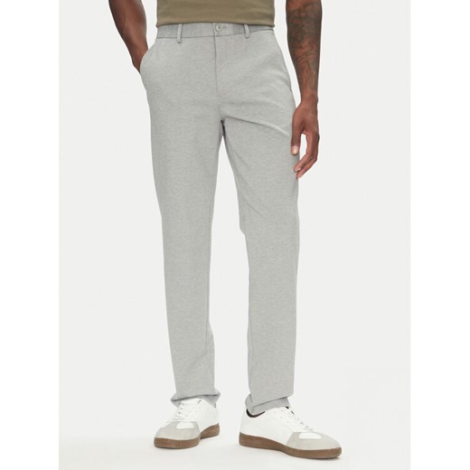 Lindbergh Chinosy 30-006052 Szary Slim Fit ze sklepu MODIVO w kategorii Spodnie męskie - zdjęcie 183631671