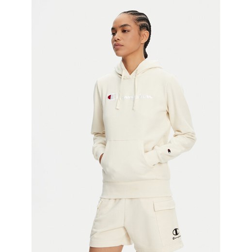 Champion Bluza 118097 Biały Slim Fit ze sklepu MODIVO w kategorii Bluzy damskie - zdjęcie 183631682