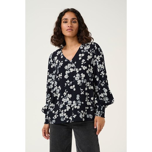 Kaffe Bluzka &quot;Alice&quot; w kolorze granatowym Kaffe 42 okazja Limango Polska