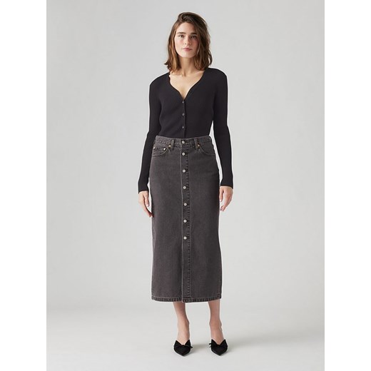 Spódnica Levi's midi klasyczna bawełniana