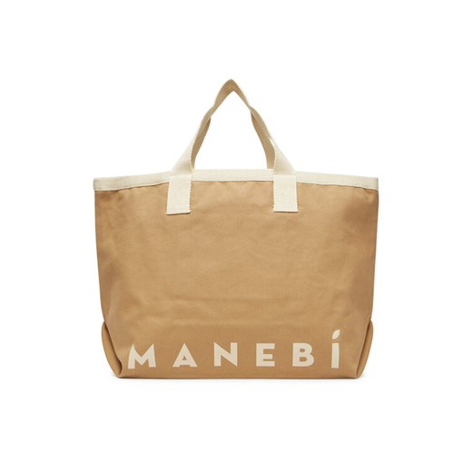 Torebka Manebi B 0.4 EY Beżowy ze sklepu eobuwie.pl w kategorii Torby Shopper bag - zdjęcie 183634223