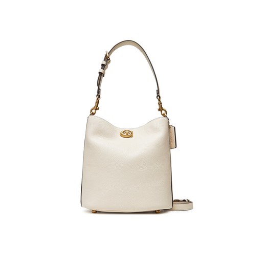 Torebka Coach Willow CW625 Écru ze sklepu eobuwie.pl w kategorii Torby Shopper bag - zdjęcie 183634261