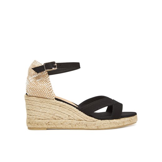 Espadryle Castañer Bruna/6/001 025533 Czarny ze sklepu eobuwie.pl w kategorii Espadryle damskie - zdjęcie 183634270