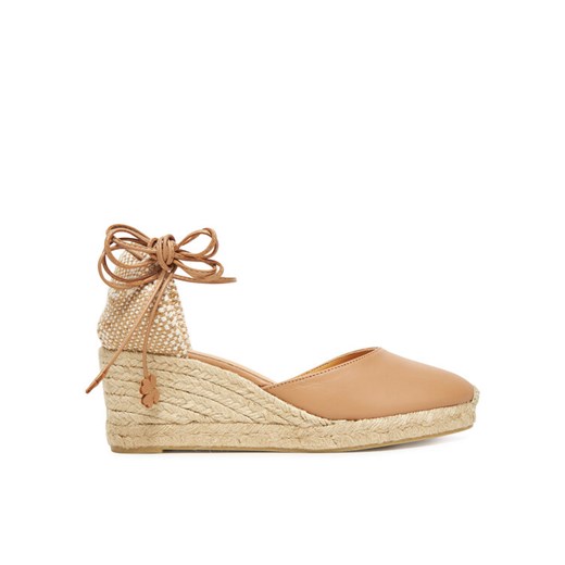 Espadryle Castañer Carina/6/250 025338 Beżowy ze sklepu eobuwie.pl w kategorii Espadryle damskie - zdjęcie 183634290