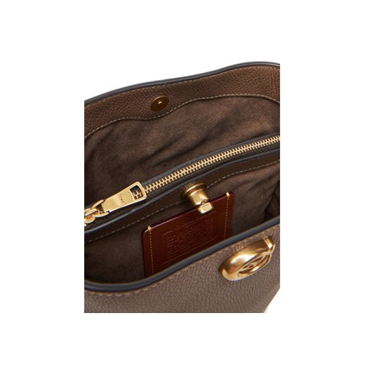 Shopper bag Coach matowa duża na ramię 