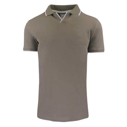 Oryginalna Koszulka Polo - Brave Soul - Taupe (Beż z Szarością) TSBRSSS25poloFERRATtaupe ze sklepu JegoSzafa.pl w kategorii T-shirty męskie - zdjęcie 183636064