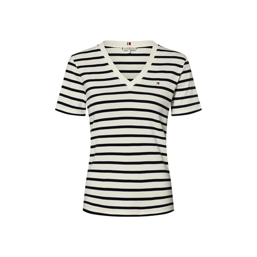 Tommy Hilfiger Koszulka damska Kobiety Bawełna granatowy w paski ze sklepu vangraaf w kategorii Bluzki damskie - zdjęcie 183636421