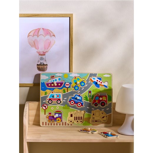 Sinsay - Drewniane puzzle - wielobarwny Sinsay One Size Sinsay