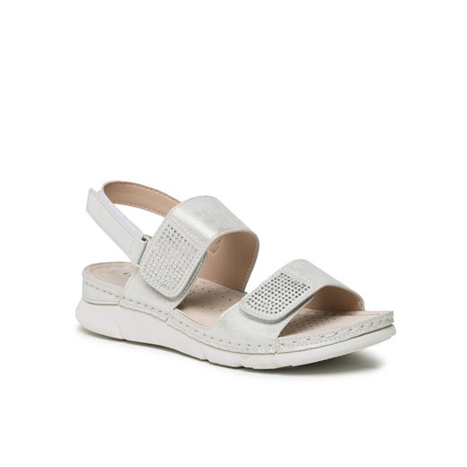 Sandały Clara Barson WS040801-01 Srebrny Clara Barson 42 eobuwie.pl