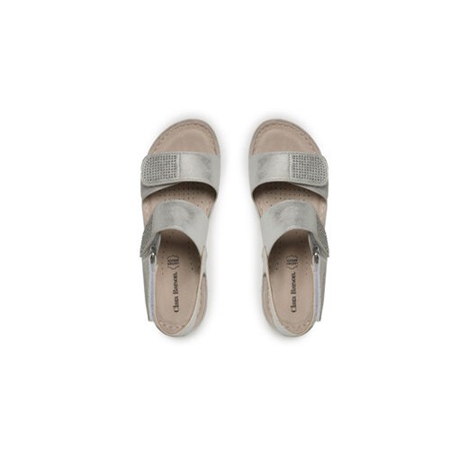 Sandały Clara Barson WS040801-01 Srebrny Clara Barson 42 eobuwie.pl