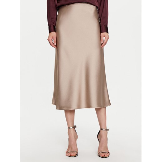 Imperial Spódnica midi GHI5IBA Beżowy Regular Fit ze sklepu MODIVO w kategorii Spódnice - zdjęcie 183639431
