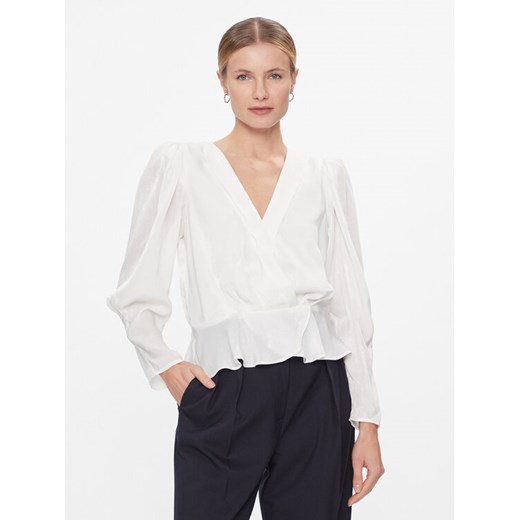 DKNY Bluzka P34ANQ01 Biały Regular Fit ze sklepu MODIVO w kategorii Bluzki damskie - zdjęcie 183639453