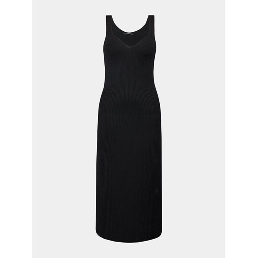 Gina Tricot Sukienka dzianinowa 19485 Czarny Slim Fit ze sklepu MODIVO w kategorii Sukienki - zdjęcie 183639471