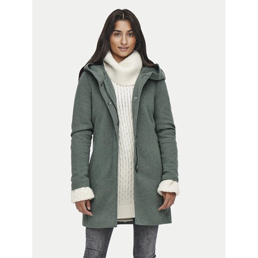 ONLY Płaszcz przejściowy Sedona 15142911 Zielony Regular Fit ze sklepu MODIVO w kategorii Płaszcze damskie - zdjęcie 183639491