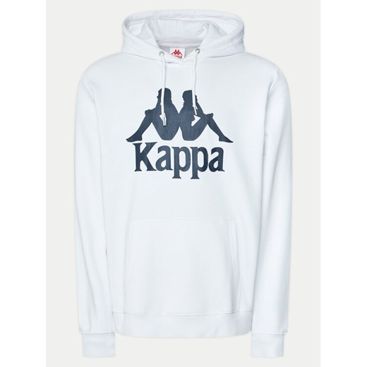 Kappa Bluza 705322 Biały Regular Fit ze sklepu MODIVO w kategorii Bluzy męskie - zdjęcie 183639503