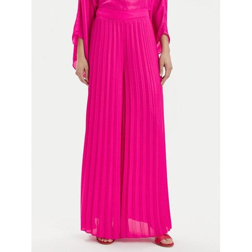 Lola Casademunt by Maite Spodnie palazzo MS2414004 Różowy Relaxed Fit ze sklepu MODIVO w kategorii Spodnie damskie - zdjęcie 183639522