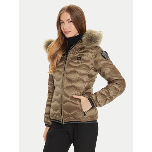 Blauer Kurtka puchowa 24WBLDC03048 Brązowy Regular Fit ze sklepu MODIVO w kategorii Kurtki damskie - zdjęcie 183639524