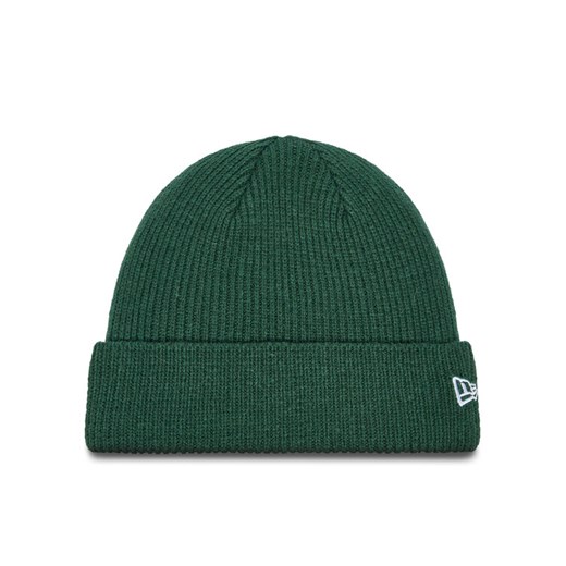 New Era Czapka Wool Cuff Knit Beanie 60424811 Zielony ze sklepu MODIVO w kategorii Czapki zimowe damskie - zdjęcie 183639561