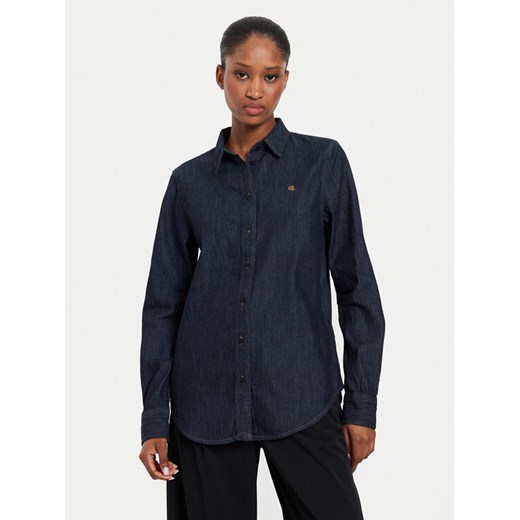 Lauren Ralph Lauren Koszula 200910353001 Granatowy Relaxed Fit XXL MODIVO