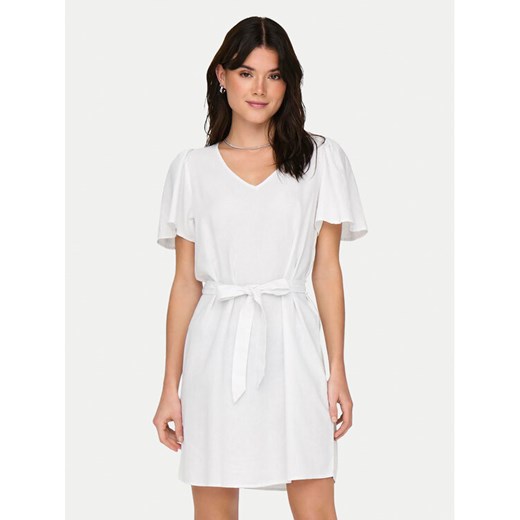 JDY Sukienka letnia Say 15321189 Biały Regular Fit Jdy XL MODIVO