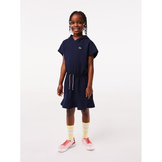 Lacoste Sukienka codzienna EJ5299 Granatowy Regular Fit ze sklepu MODIVO w kategorii Sukienki dziewczęce - zdjęcie 183639602