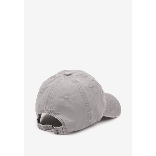 Szara Czapka z Daszkiem z Bawełny z Napisem Reiriana uniwersalny okazyjna cena born2be.pl