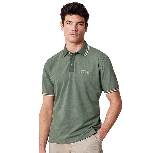 CASAMODA Koszulka polo w kolorze zielonym ze sklepu Limango Polska w kategorii T-shirty męskie - zdjęcie 183642393