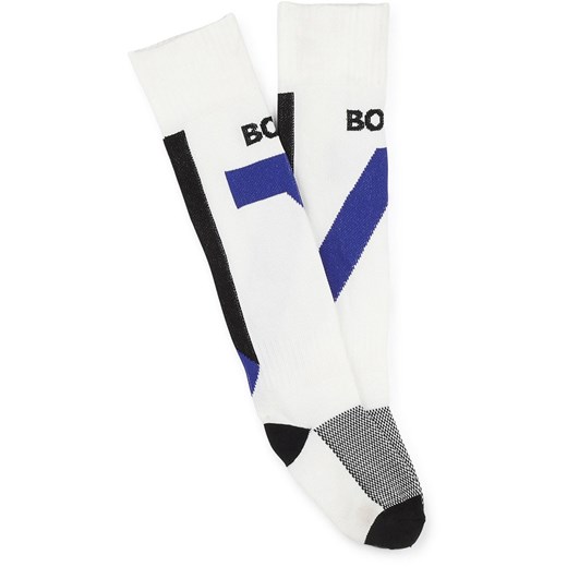 Hugo Boss Kids Podkolanówki w kolorze białym ze sklepu Limango Polska w kategorii Skarpetki dziecięce - zdjęcie 183642403