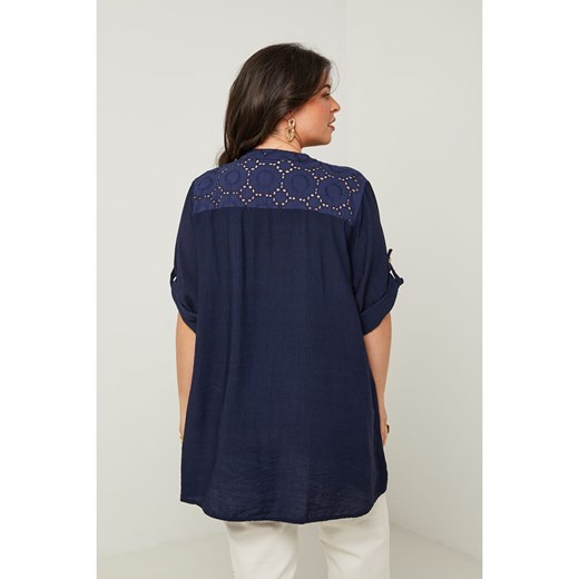 Bluzka damska Curvy Lady z dekoltem v casual 