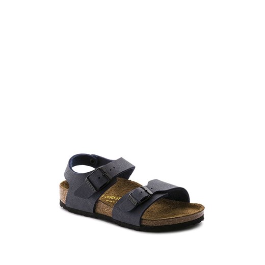 Birkenstock Skórzane sandały &quot;New York&quot; w kolorze granatowym ze sklepu Limango Polska w kategorii Sandały dziecięce - zdjęcie 183642991