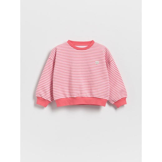 Reserved - Bluza w paski z haftem - wielobarwny ze sklepu Reserved w kategorii Bluzy dziewczęce - zdjęcie 183643351