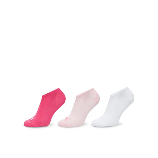 Zestaw 3 par niskich skarpet unisex Puma 938624 Różowy ze sklepu eobuwie.pl w kategorii Skarpetki damskie - zdjęcie 183643904