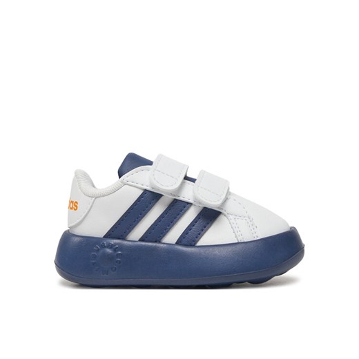 Sneakersy adidas Grand Court 2.0 JI0979_1 Biały ze sklepu eobuwie.pl w kategorii Buty sportowe dziecięce - zdjęcie 183644003
