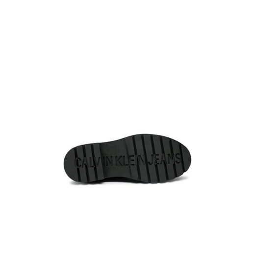 Kalosze Calvin Klein Jeans Mid Rainboot Chelsea YW0YW01034 Czarny 38 eobuwie.pl