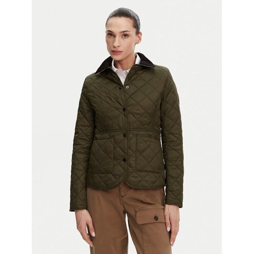 Barbour Kurtka przejściowa Deveron LQU1012OL51 Zielony Regular Fit ze sklepu MODIVO w kategorii Kurtki damskie - zdjęcie 183645401