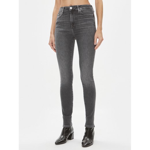 Tommy Hilfiger Jeansy Harlem WW0WW39608 Szary Skinny Fit ze sklepu MODIVO w kategorii Jeansy damskie - zdjęcie 183645420