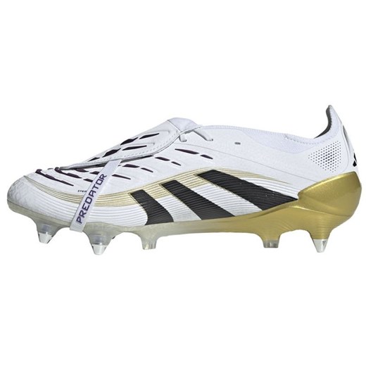 Buty piłkarskie adidas Predator Elite Ft Sg JR4529 białe ze sklepu ButyModne.pl w kategorii Buty sportowe męskie - zdjęcie 183651934