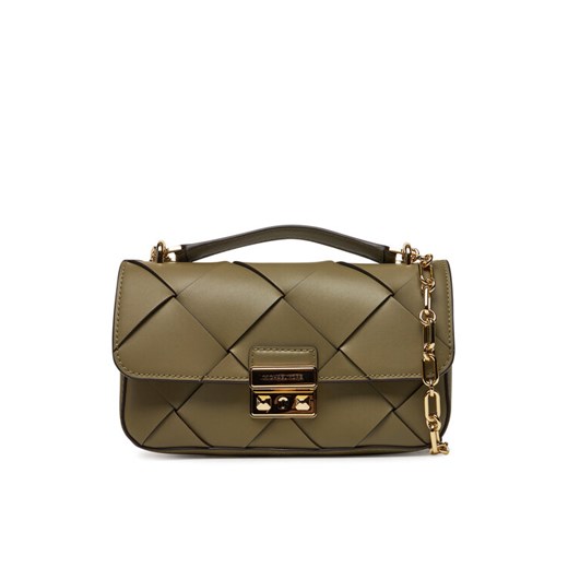 Torebka MICHAEL Michael Kors Tribeca 30S5G2RL5L Khaki ze sklepu eobuwie.pl w kategorii Kopertówki - zdjęcie 183652271