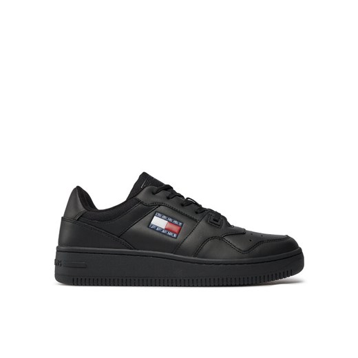 Tommy Jeans Sneakersy Tjm Retro Basket Ess EM0EM01395 Czarny ze sklepu MODIVO w kategorii Buty sportowe męskie - zdjęcie 183652280