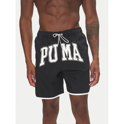Puma Szorty kąpielowe 938845 Czarny Regular Fit ze sklepu MODIVO w kategorii Kąpielówki - zdjęcie 183652324