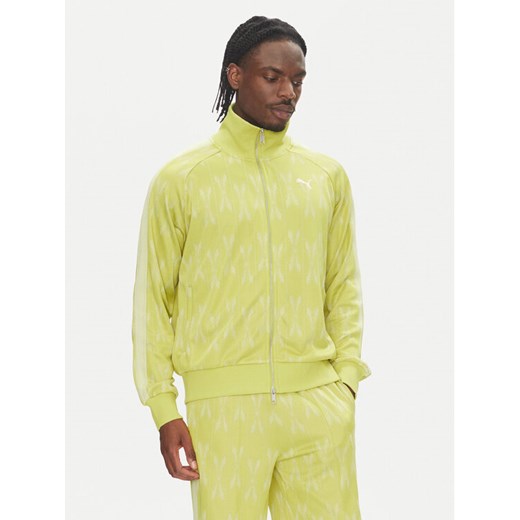 Puma Bluza The NeverWorn V T7 631491 Zielony Regular Fit ze sklepu MODIVO w kategorii Bluzy męskie - zdjęcie 183652420