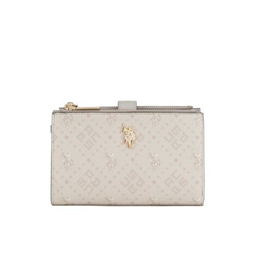 U.S. Polo Assn. Duży Portfel Damski BIUXT6224WVP Beżowy NOSIZE MODIVO