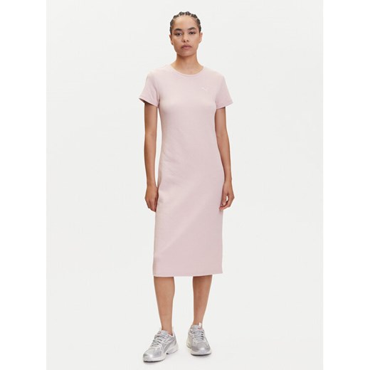 Puma Sukienka codzienna Her 685063 Różowy Regular Fit ze sklepu MODIVO w kategorii Sukienki - zdjęcie 183652613
