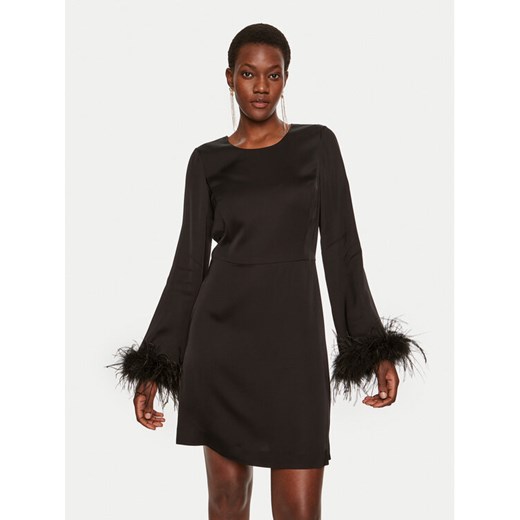 TWINSET Sukienka koktajlowa 242TP2346 Czarny Regular Fit ze sklepu MODIVO w kategorii Sukienki - zdjęcie 183652623