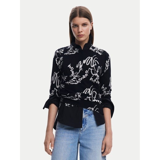 Desigual Sweter 25SWJF04 Czarny Regular Fit ze sklepu MODIVO w kategorii Swetry damskie - zdjęcie 183652724