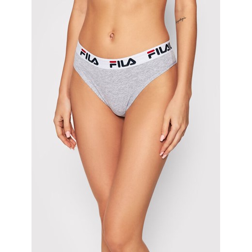 Fila Stringi FU6061 Szary ze sklepu MODIVO w kategorii Majtki damskie - zdjęcie 183652743