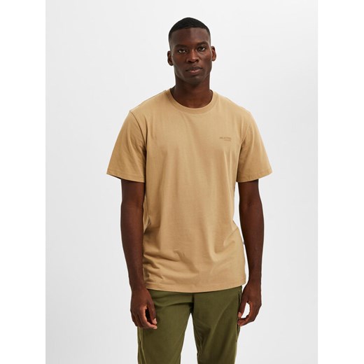 Selected Homme T-Shirt 16087858 Żółty Regular Fit Selected Homme L MODIVO
