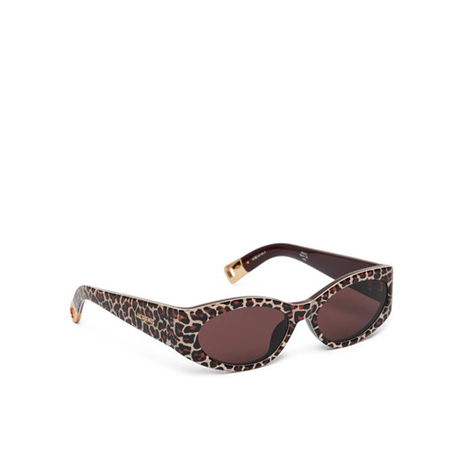 JACQUEMUS Okulary przeciwsłoneczne JAC4C2SUN Brązowy ze sklepu MODIVO w kategorii Okulary przeciwsłoneczne damskie - zdjęcie 183652761