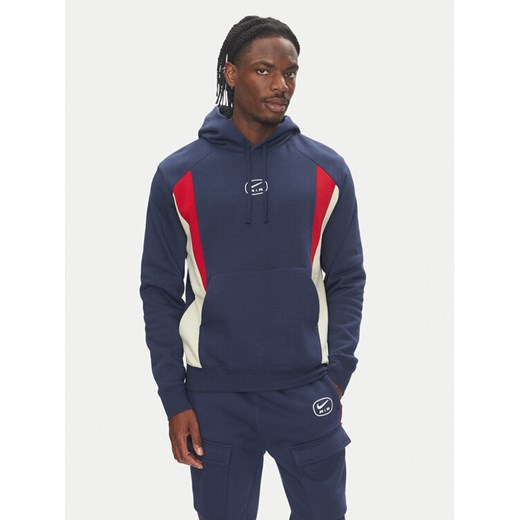 Nike Bluza HM0175 Granatowy Regular Fit ze sklepu MODIVO w kategorii Bluzy męskie - zdjęcie 183652882