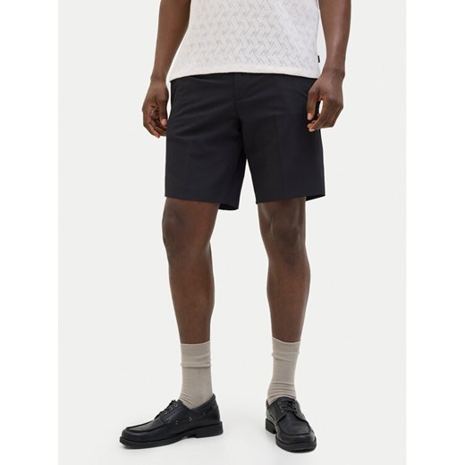 Jack&Jones Szorty materiałowe Stace 12271357 Czarny Relaxed Fit ze sklepu MODIVO w kategorii Spodenki męskie - zdjęcie 183652913